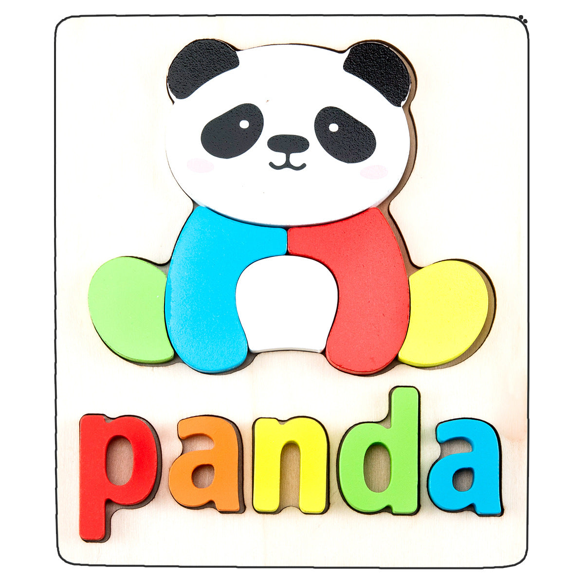 Wooden Early Education Three-dimensional Puzzle Toys