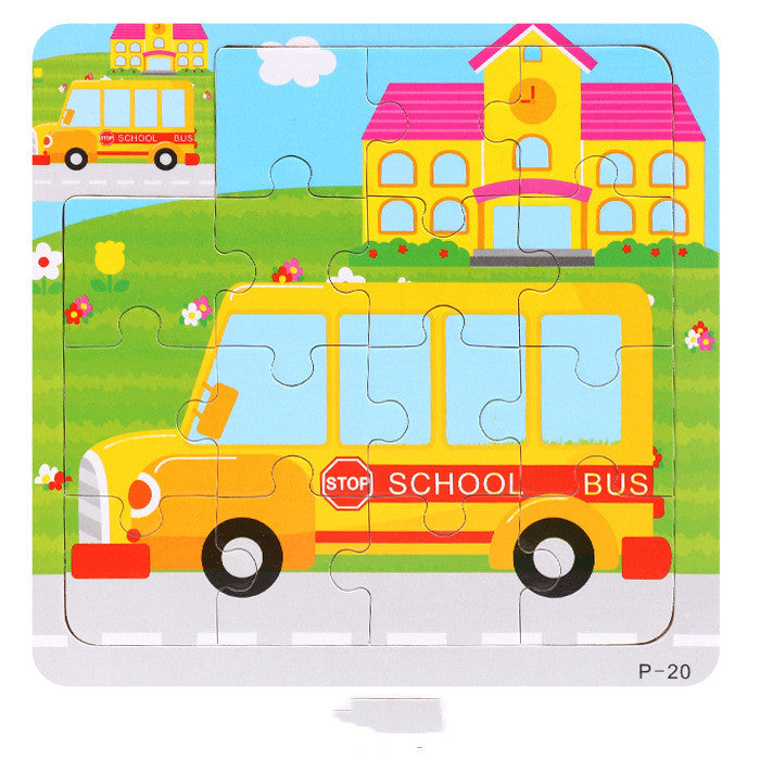 Three-dimensional Puzzle Early Education Educational Toys