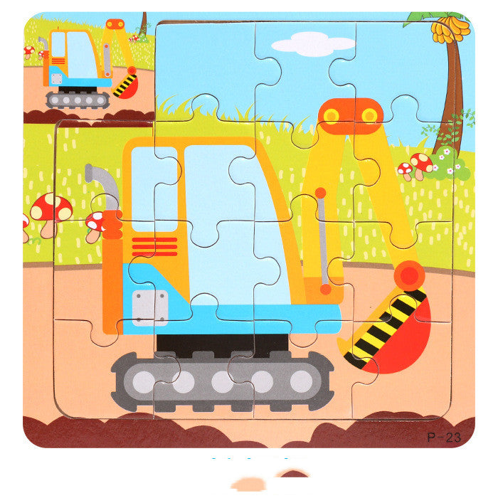 Three-dimensional Puzzle Early Education Educational Toys