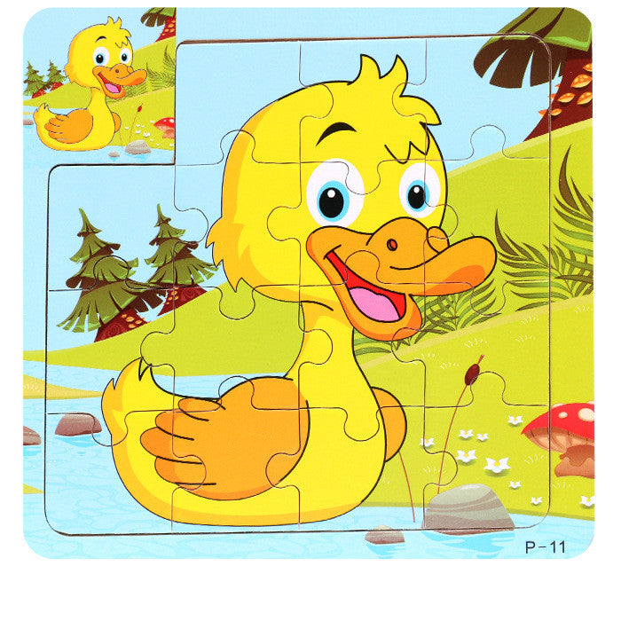 Three-dimensional Puzzle Early Education Educational Toys
