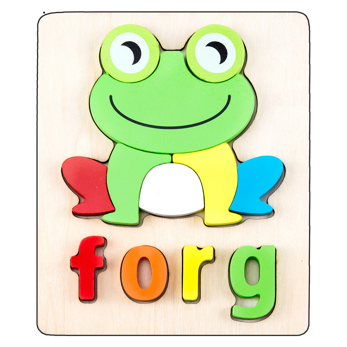 Wooden Early Education Three-dimensional Puzzle Toys