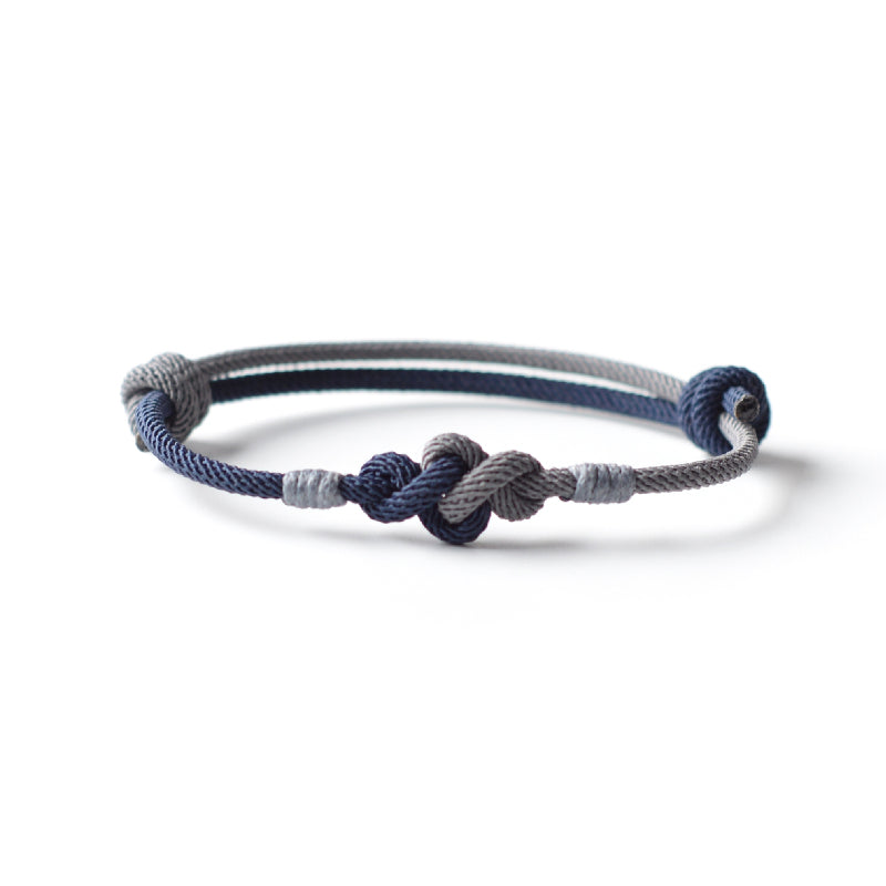 Simple Hand-woven Color Matching Ruyi Knot Carrying Strap