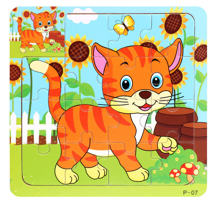 Three-dimensional Puzzle Early Education Educational Toys