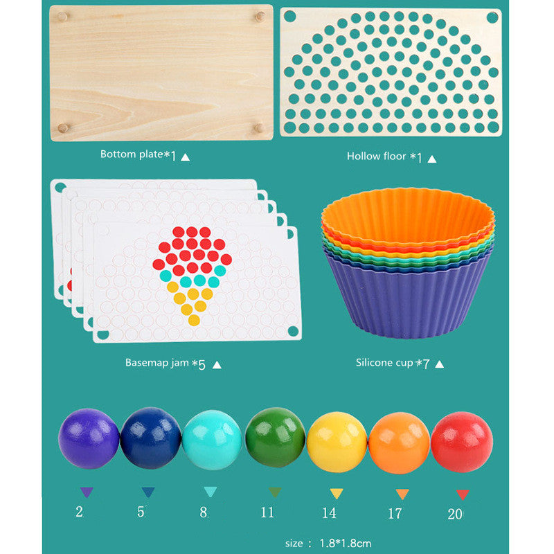 Kindergarten Early Education Teaching Aids Children's Educational Wooden Toys