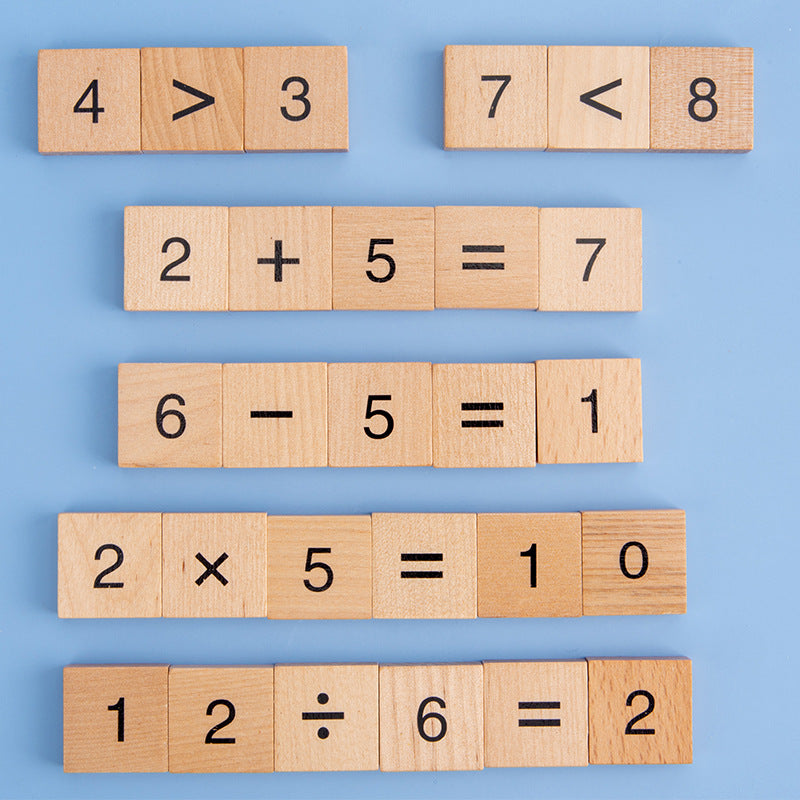 Numerical Formula Calculation of Wooden Children's Early Education Toys