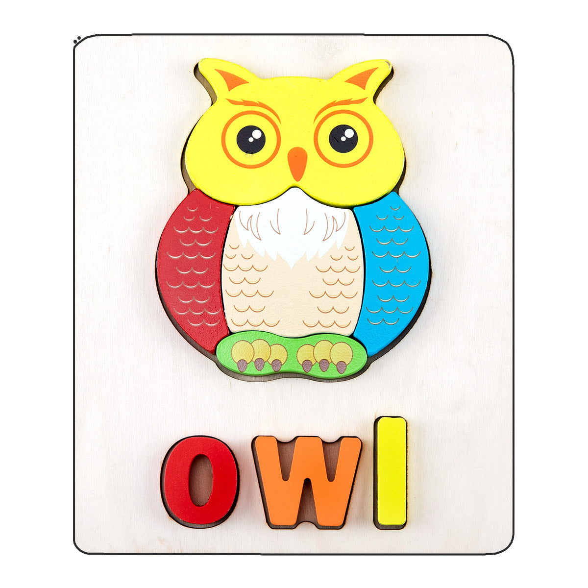 Wooden Early Education Three-dimensional Puzzle Toys