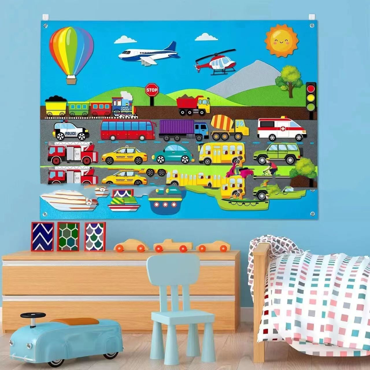 Felt Busy Board Children's Puzzle Science And Education Toys