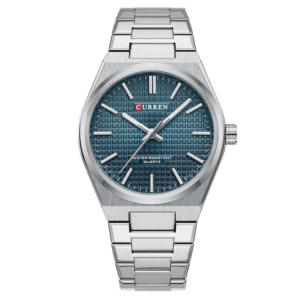 Men's Simplicity Grid Quartz Business Watch
