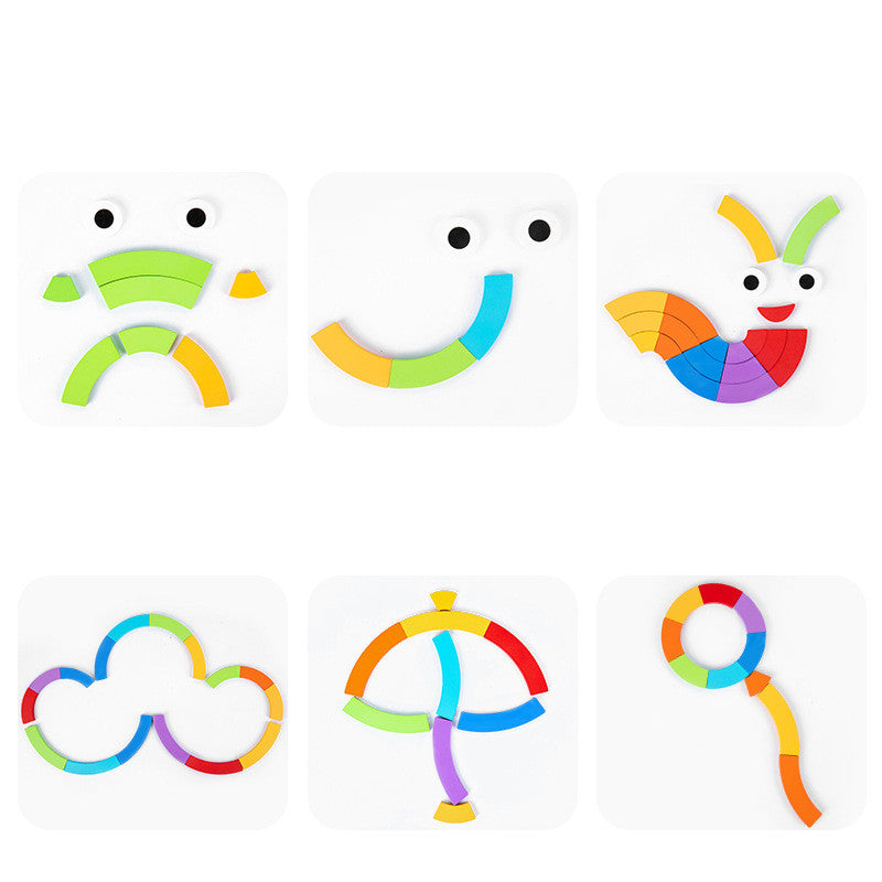 Rainbow Creative Building Blocks 0.75 Early Education Toys