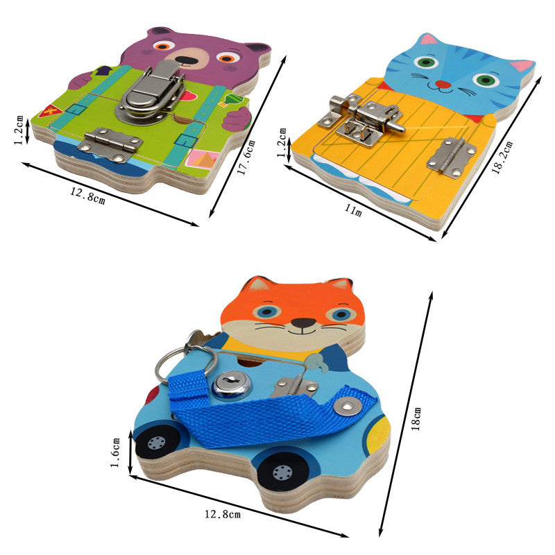 Montessori Intelligent Unlocking Toys For Children's Early Education