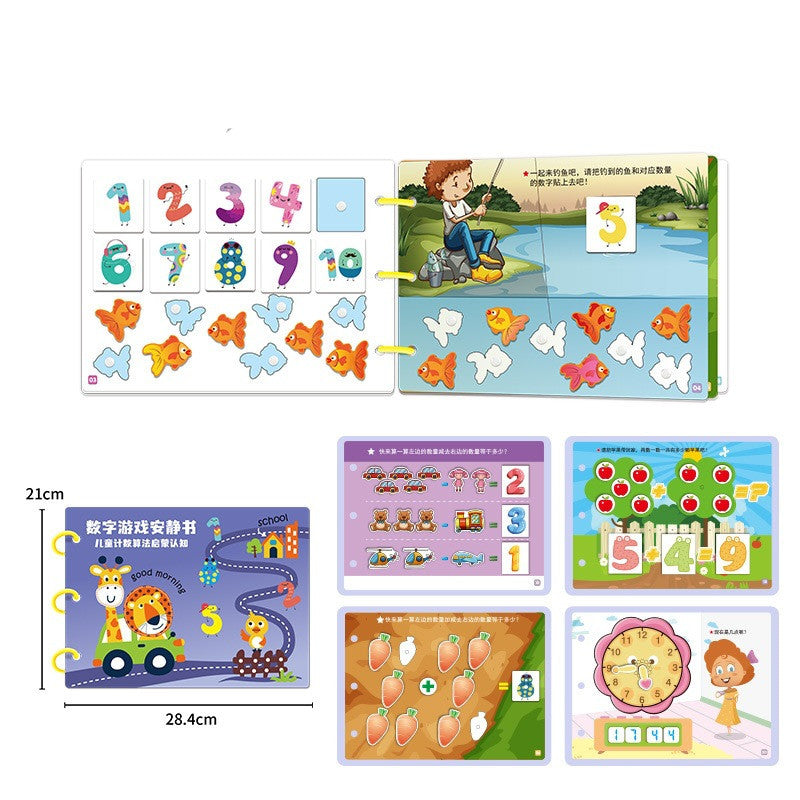 Early Education Cognition DIY Velcro Children's Educational Toys