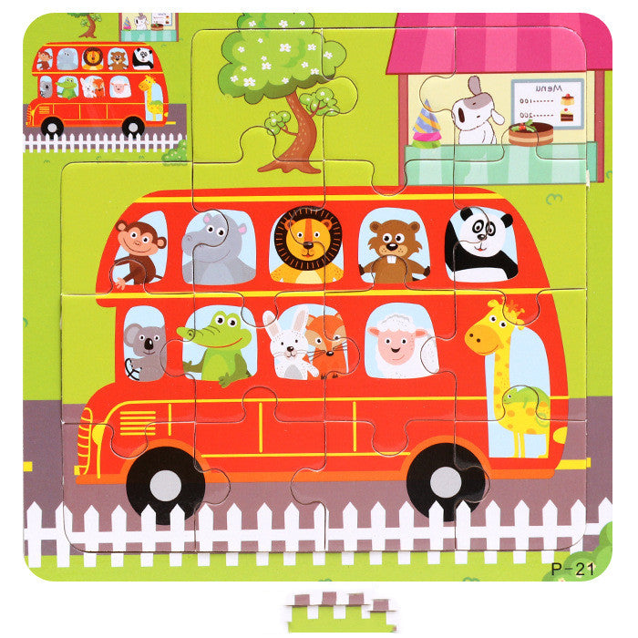 Three-dimensional Puzzle Early Education Educational Toys