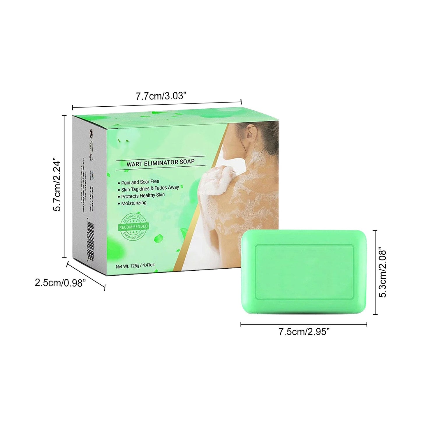 Facial Neck Body Skin Cleaning Care Wart Soap