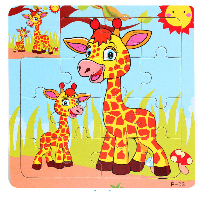 Three-dimensional Puzzle Early Education Educational Toys