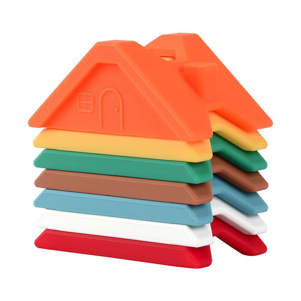 Silicone Jenga Building Blocks Children's Toys Early Education
