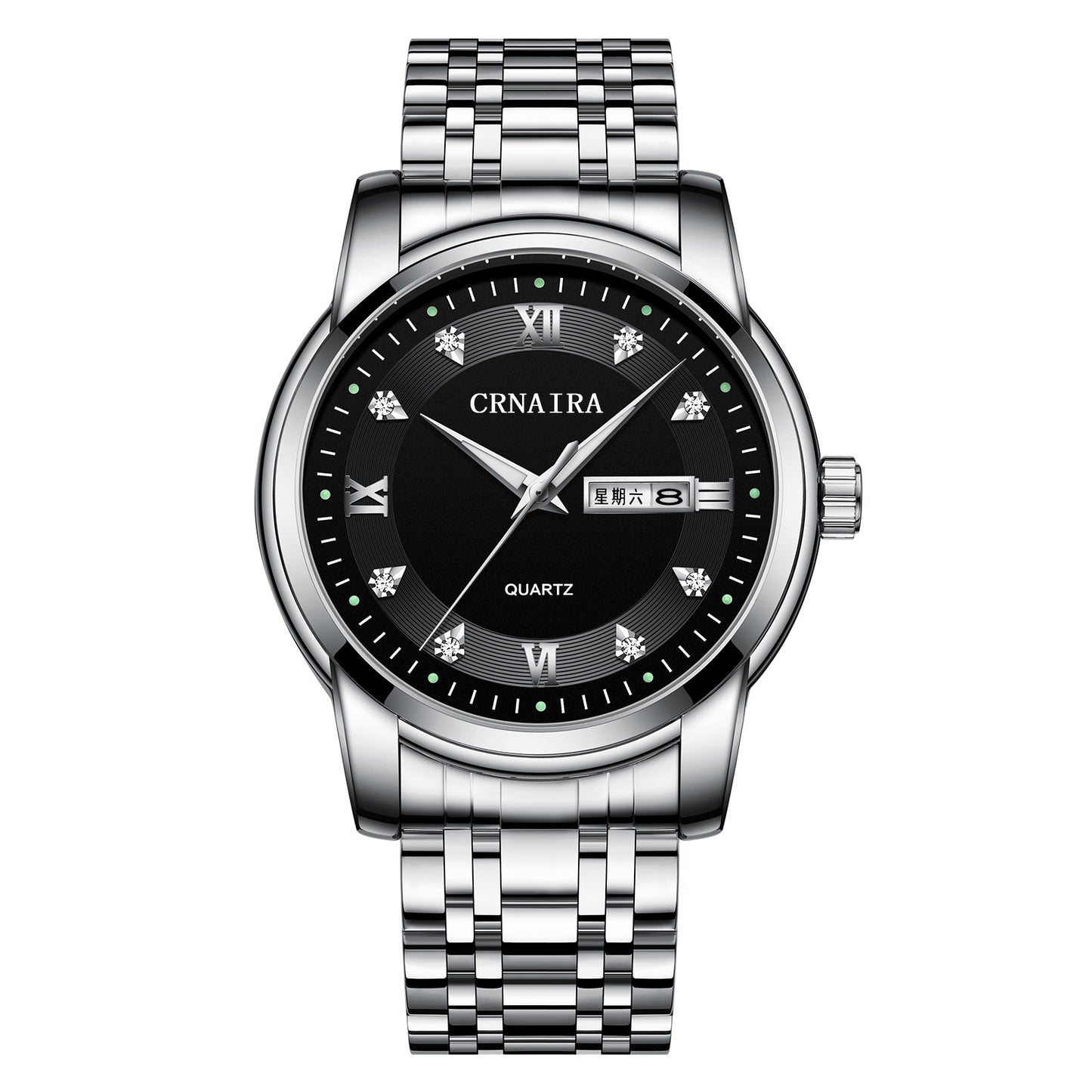 Men's Waterproof Quartz Steel Watch