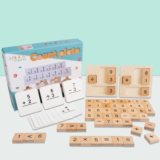 Numerical Formula Calculation of Wooden Children's Early Education Toys