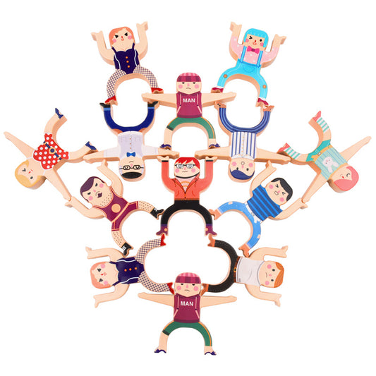 Baby educational early education doll Jenga toys