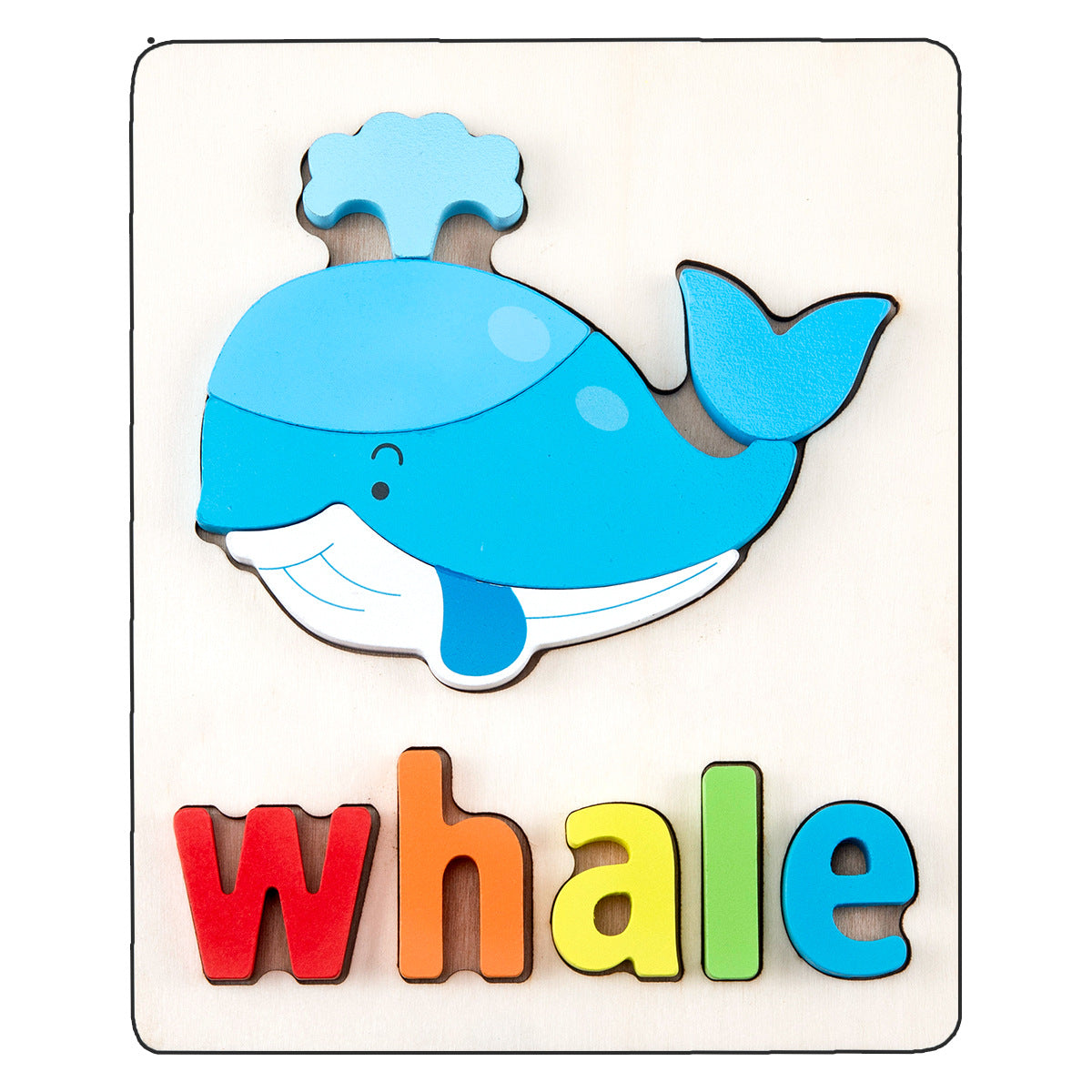 Wooden Early Education Three-dimensional Puzzle Toys