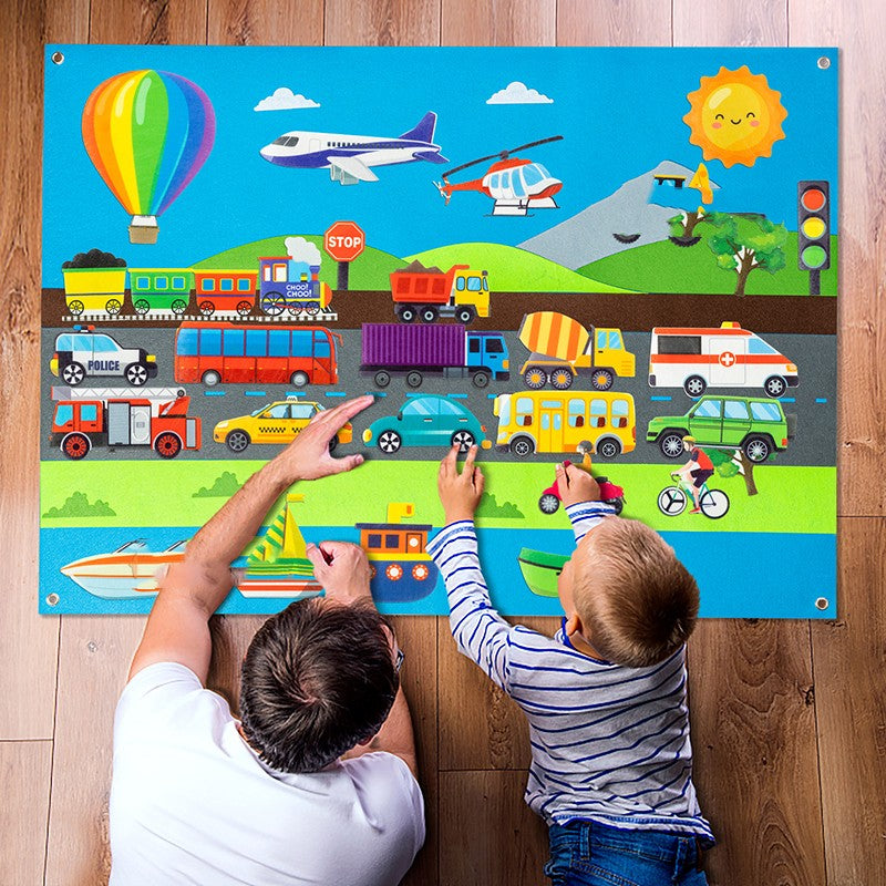 Felt Busy Board Children's Puzzle Science And Education Toys