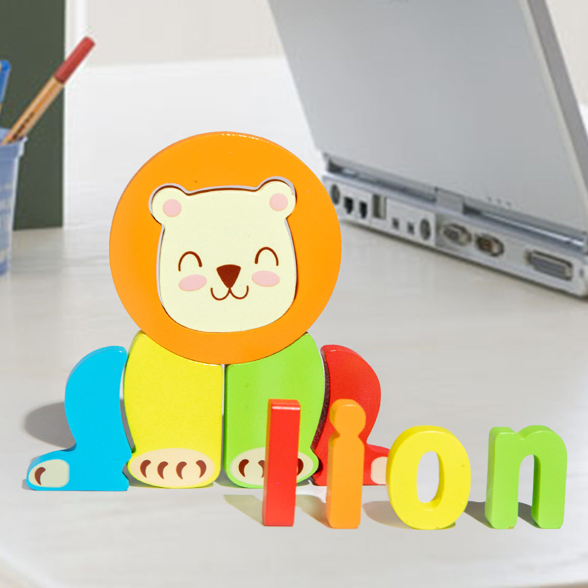 Wooden Early Education Three-dimensional Puzzle Toys