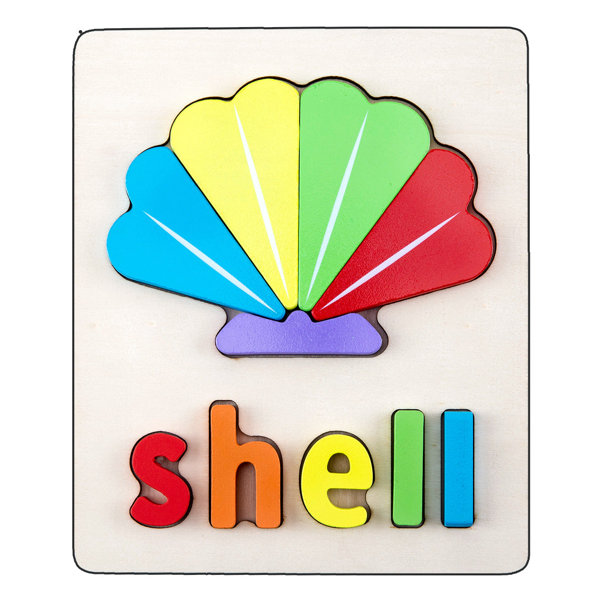 Wooden Early Education Three-dimensional Puzzle Toys