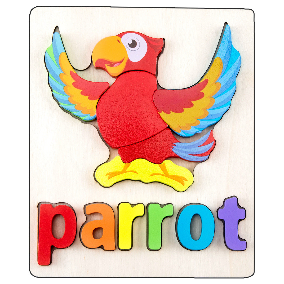 Wooden Early Education Three-dimensional Puzzle Toys