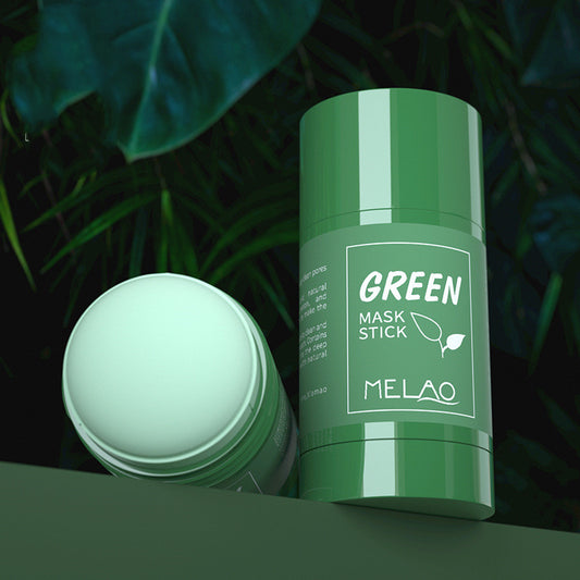 MELAO Cross-border Green Tea Solid Clay Mask Stick 40g Moisturizing