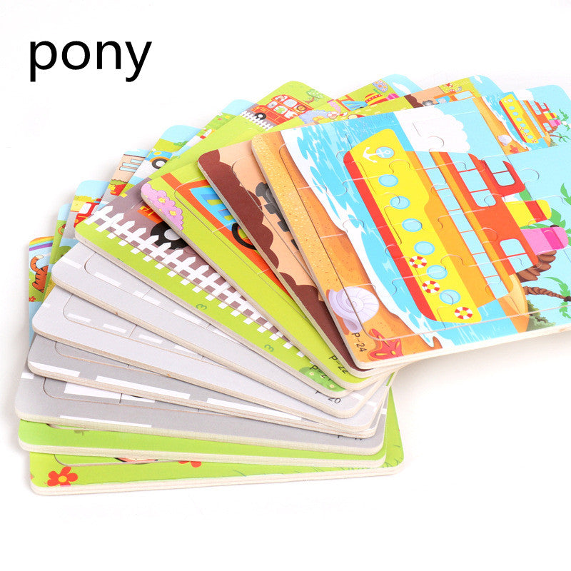 Three-dimensional Puzzle Early Education Educational Toys