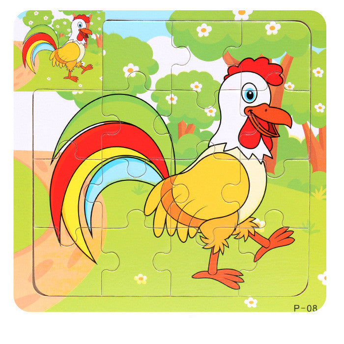 Three-dimensional Puzzle Early Education Educational Toys