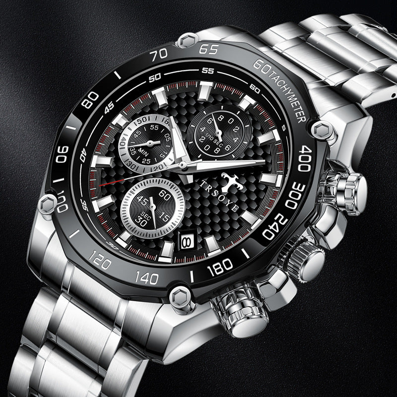 Men's Luminous Waterproof Sports Quartz Watch