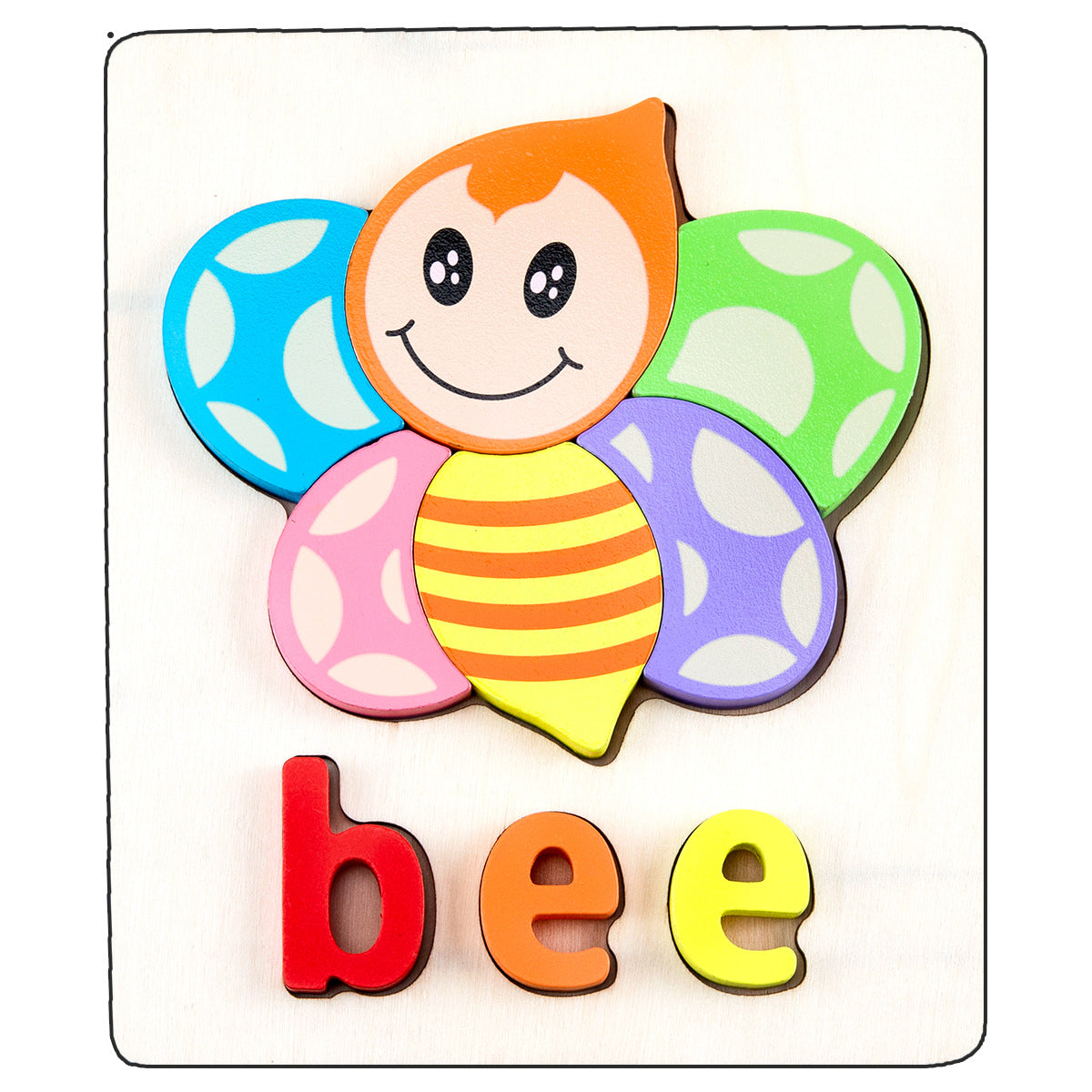Wooden Early Education Three-dimensional Puzzle Toys