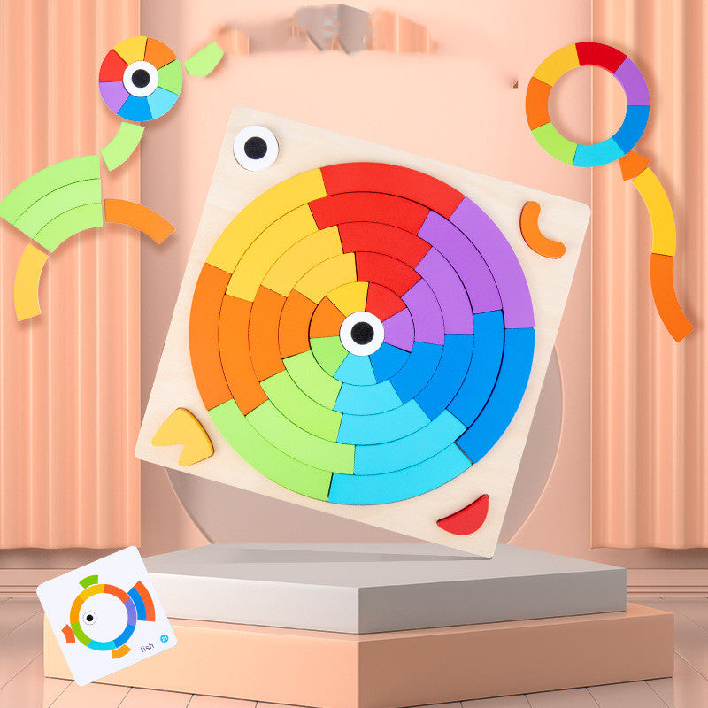 Rainbow Creative Building Blocks 0.75 Early Education Toys