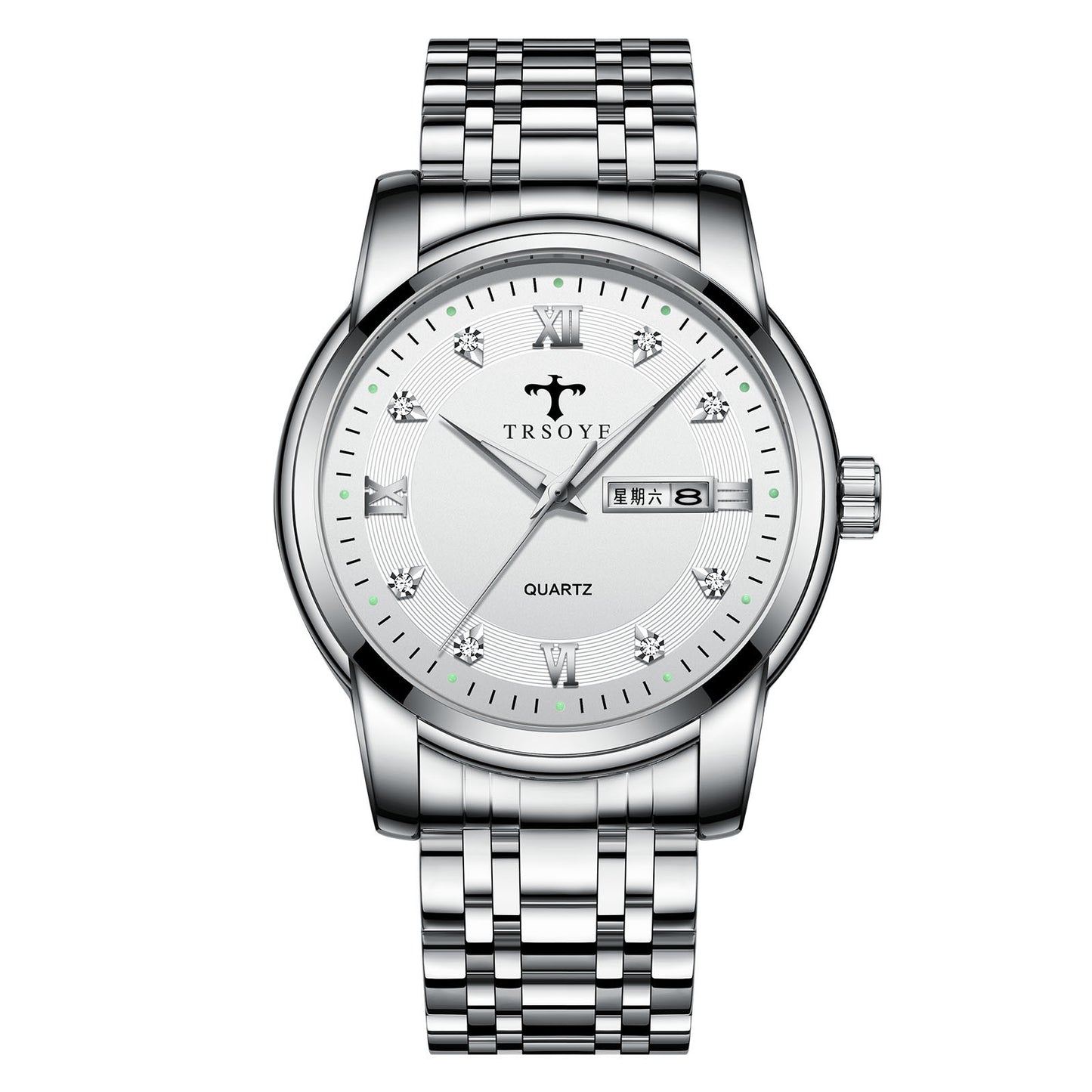 Casual Fashion Watch Calendar Luminous Waterproof Men's Quartz Watch