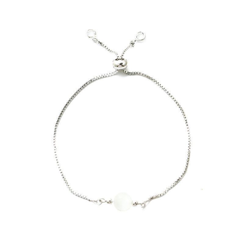 Simple Moonstone Pull-out Bracelet
