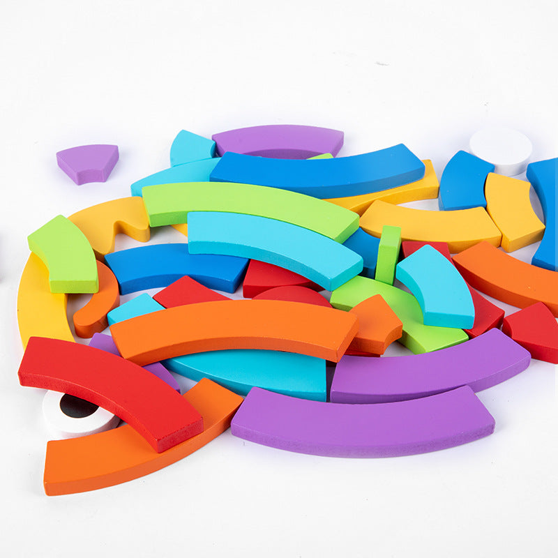 Rainbow Creative Building Blocks 0.75 Early Education Toys