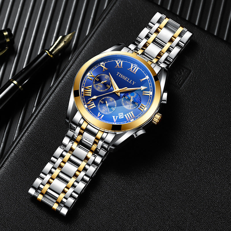 Men's Simplicity Fashion Waterproof Luminous Quartz Watch
