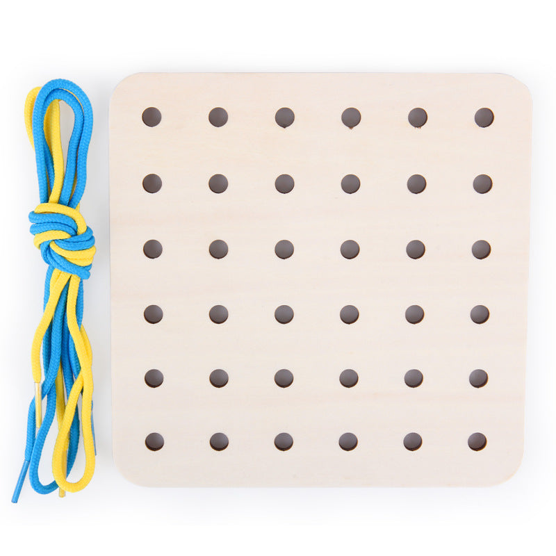Creative Animal Threading Board Preschool Education Educational Toys