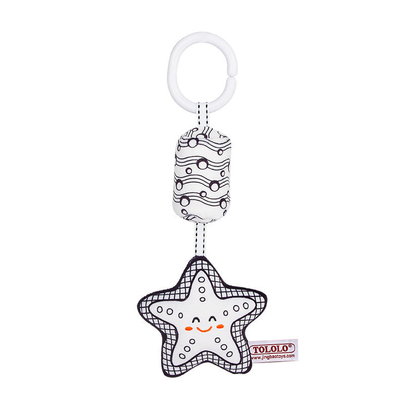 Newborn Early Education Toys Visually Inspire Stroller Pendant