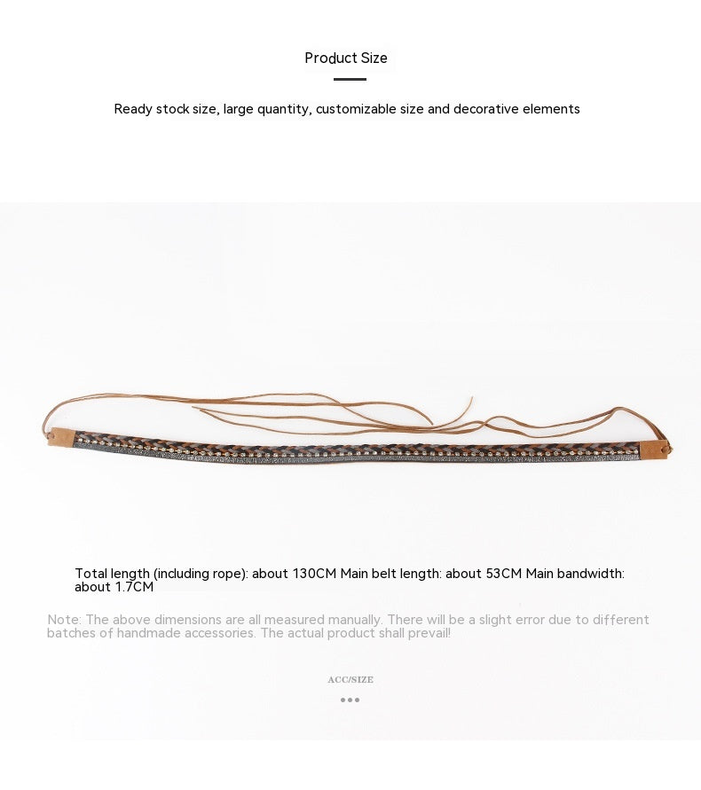 Handmade Diy Rope Accessories Korean Velvet Grab Chain Adhesive Decoration