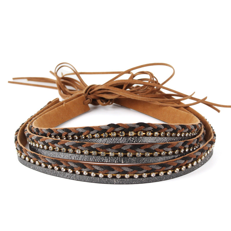 Handmade Diy Rope Accessories Korean Velvet Grab Chain Adhesive Decoration