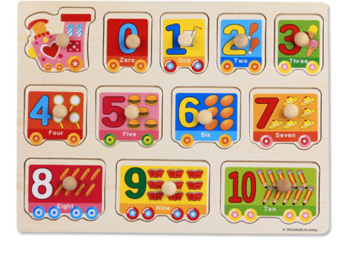 Early Childhood Education Puzzle Animal Alphabet Cognition Wooden Toys