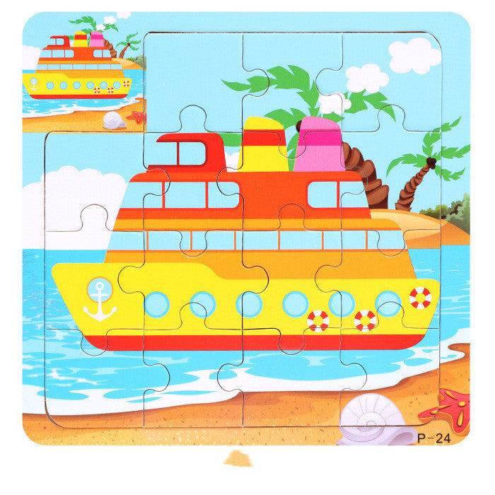 Three-dimensional Puzzle Early Education Educational Toys