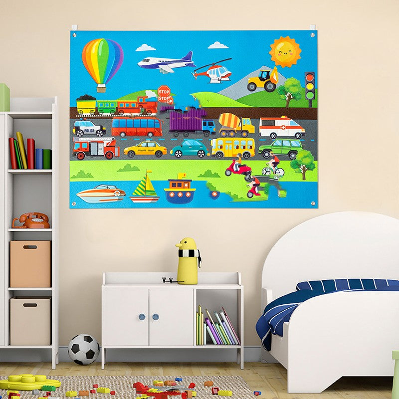 Felt Busy Board Children's Puzzle Science And Education Toys